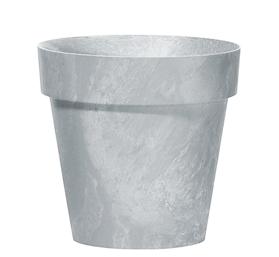 Bloempot Cube - ø 20 t/m 40 cm - Betonlook - Lichtgrijs
