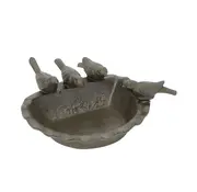 Meuwissen Agro Vogelbad - 4 vogels - Bruin