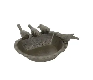 Meuwissen Agro Vogelbad - 4 vogels - Bruin