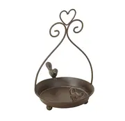 Meuwissen Agro Vogelbad Prieel - Metaal 23 cm - Bruin