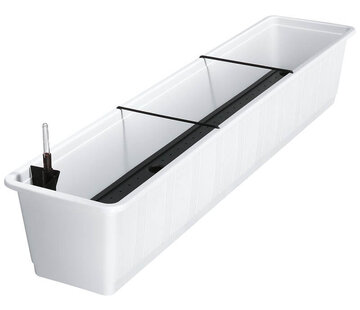 Geli Balkonbak met zelfbewatering - Wit