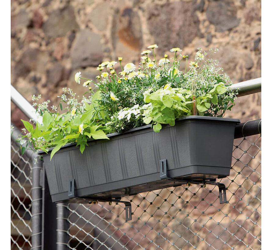 Balkonbak met zelfbewatering - Wit