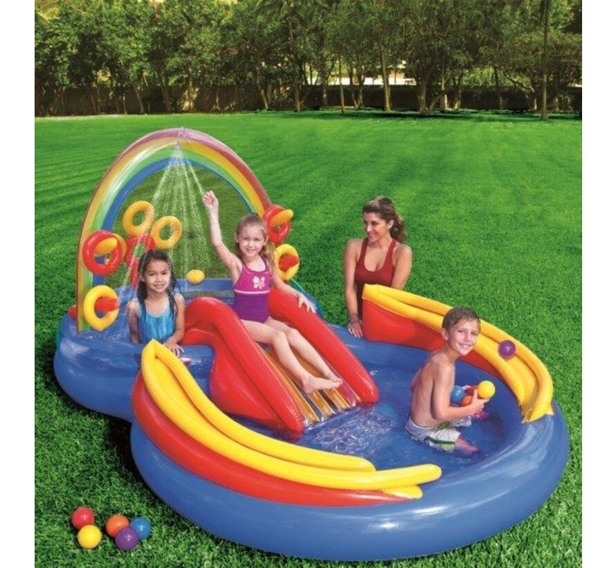 Intex speelzwembad - Regenboog