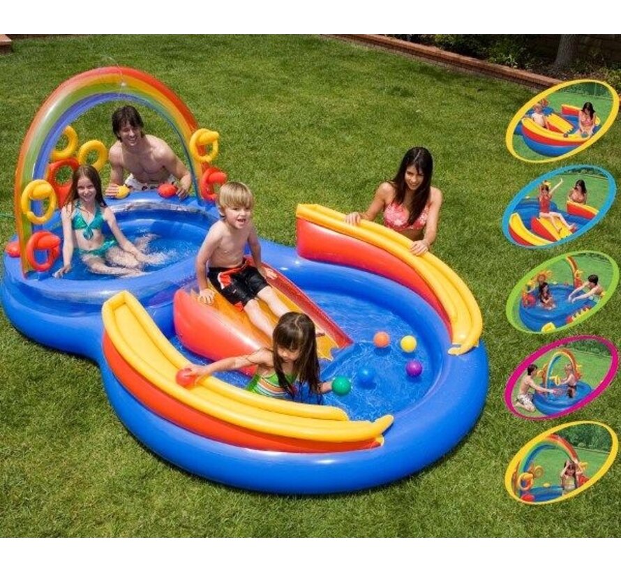 Intex speelzwembad - Regenboog