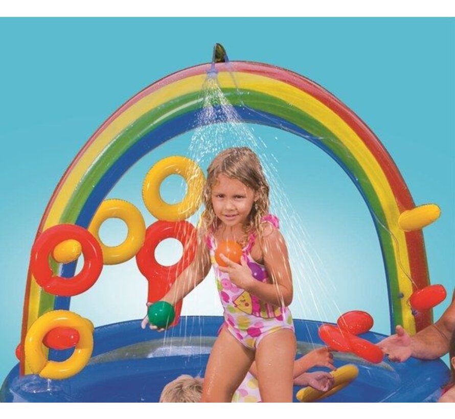 Intex speelzwembad - Regenboog
