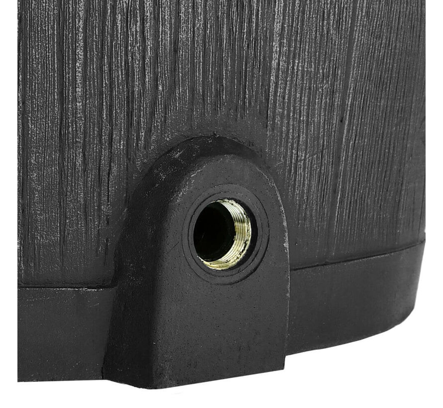 Regentonset Roto 140 Liter + Voet + Vulautomaat - Grijs