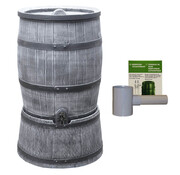 Roto Regentonset Roto 140 Liter + Voet + Vulautomaat - Grijs