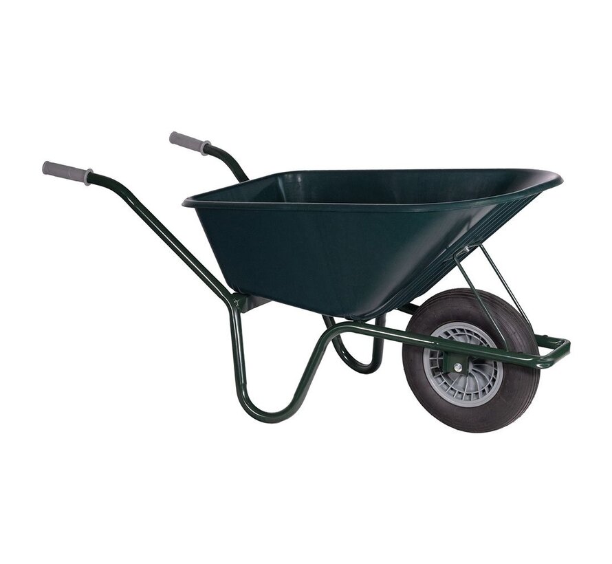 Kruiwagen 100 liter - Metalen frame - Kunststof bak