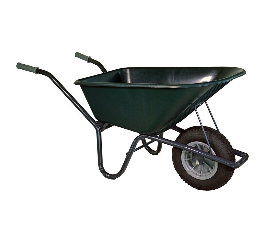 Kruiwagen 100 liter - Grijs frame - Kunststof bak