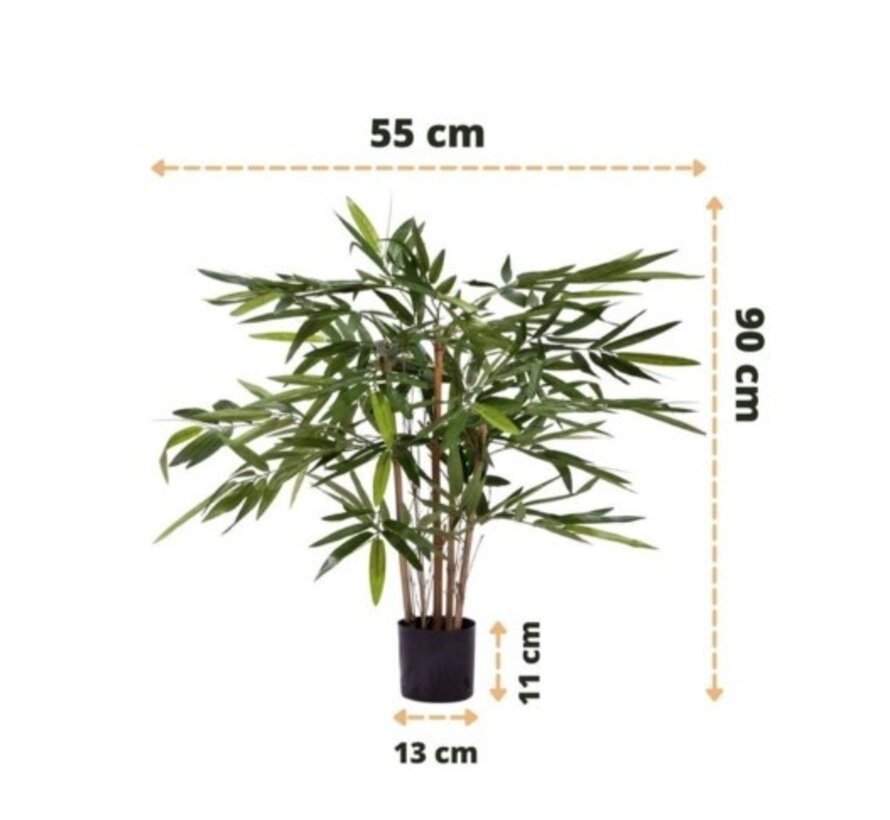 Kunstplant - Bamboe kunstboom - 90 cm