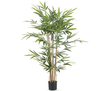 Greenmoods Kunstplant - Bamboe kunstboom - 120 cm