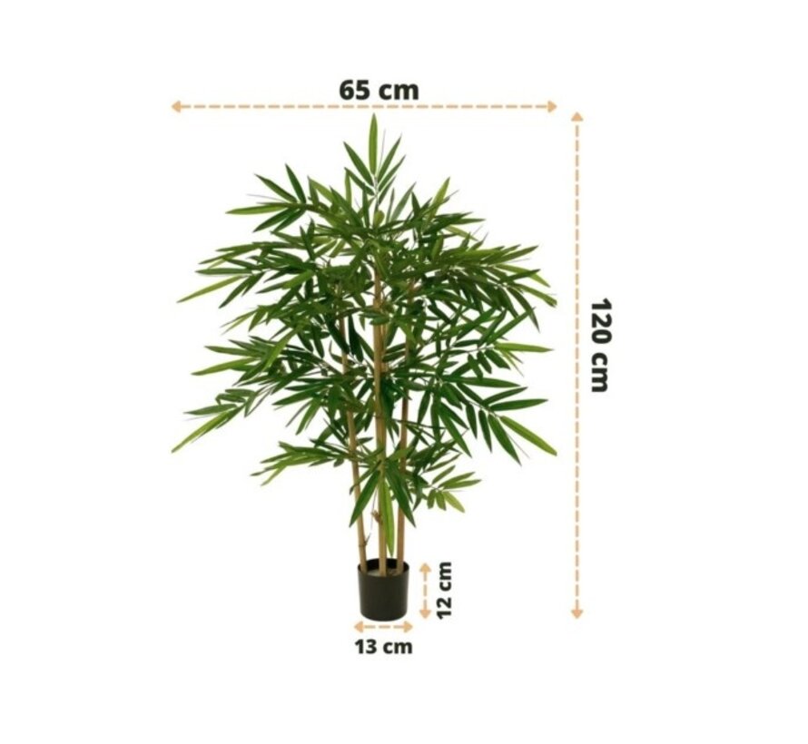 Kunstplant - Bamboe kunstboom - 120 cm