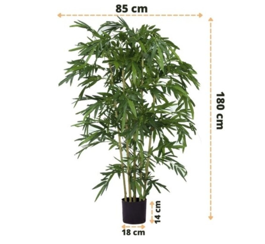 Kunstplant - Bamboe kunstboom - 180 cm