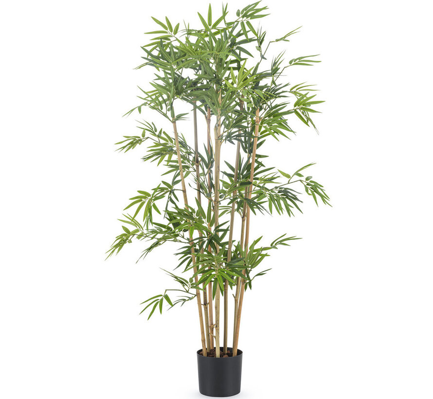 Kunstplant - Japanse bamboe - Kunstboom - 110 cm