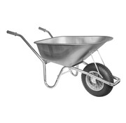 Hummer Kruiwagen 85 liter Klus - Verzinkt frame - Metalen bak