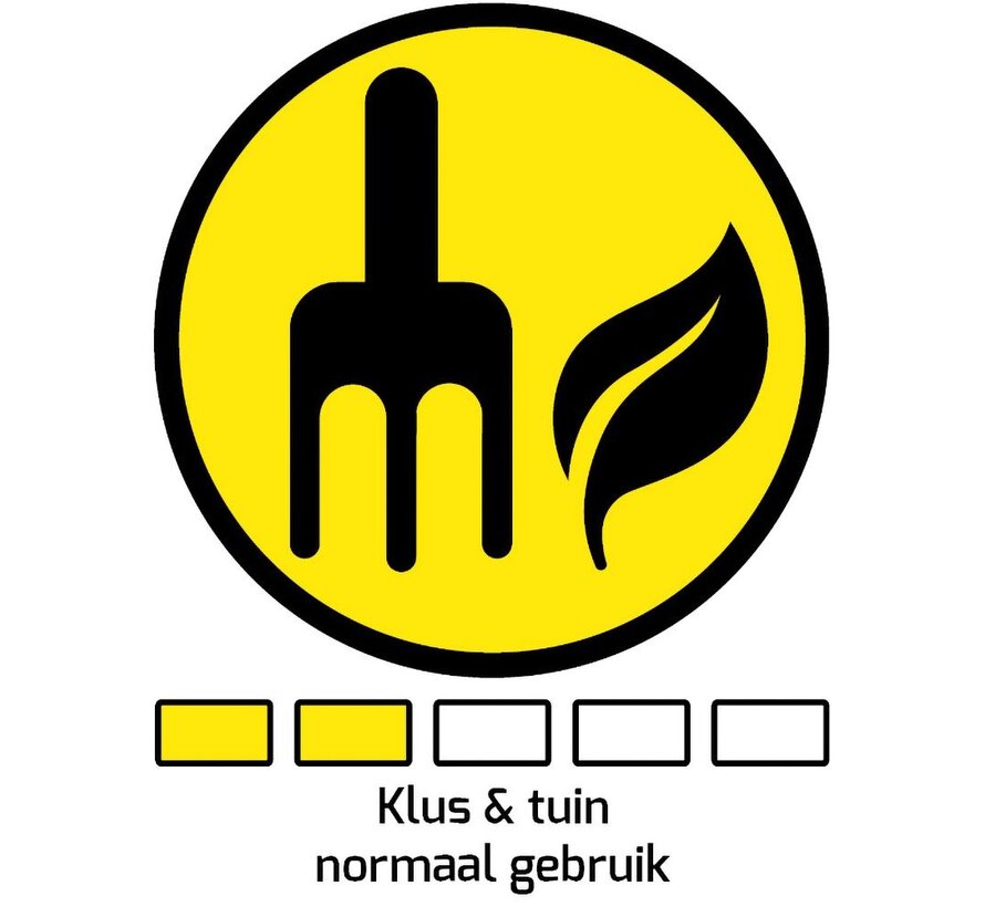 Kruiwagen 85 liter Klus - Groen frame - Metalen bak