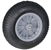 Hummer Hummer kruiwagenwiel compleet - Grijs