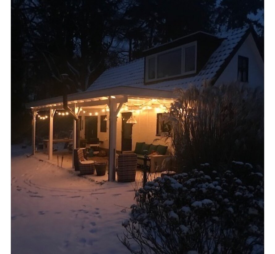 Prikkabel 20 meter - 20 t/m 60 fittingen E27 - Inclusief stekker