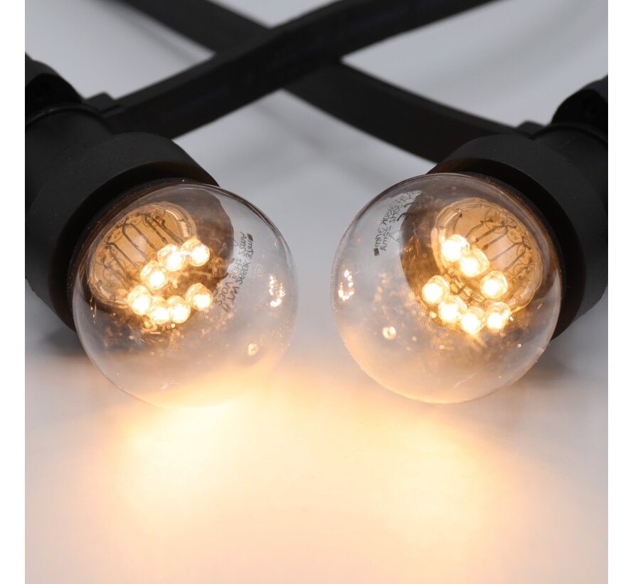 LED lamp - Prikkabel - Warm wit - Korte stokjes - 0,7 watt
