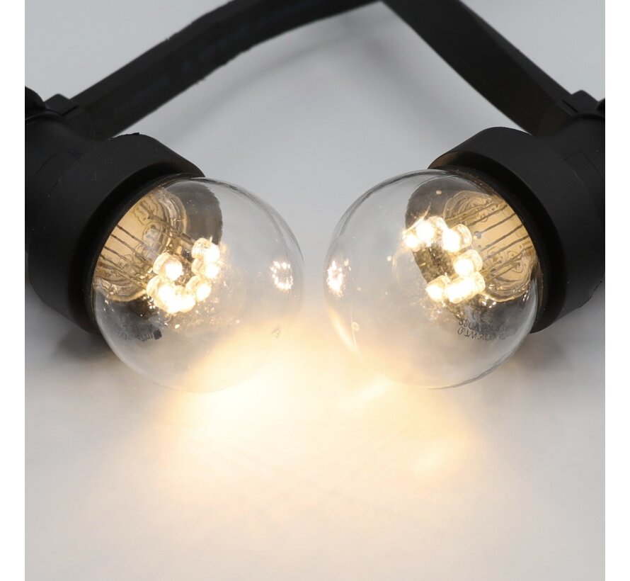 LED lamp - Prikkabel - Warm wit - Korte stokjes - 0,7 watt