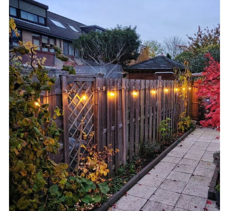 LED dubbel filament lamp - Prikkabel - Warm wit - 2 watt