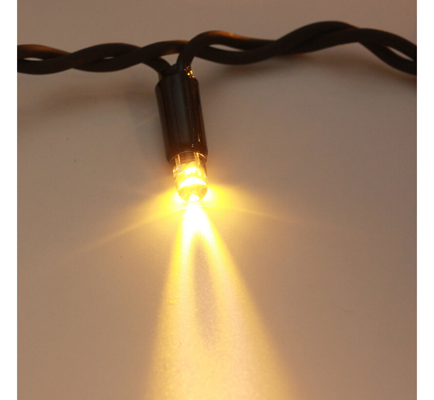 IJspegelverlichting 3 meter koppelbaar - 114 LEDs - Zwart