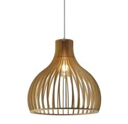 LumenXL Hanglamp Hanoi - Houten naturel lamp - Landelijk