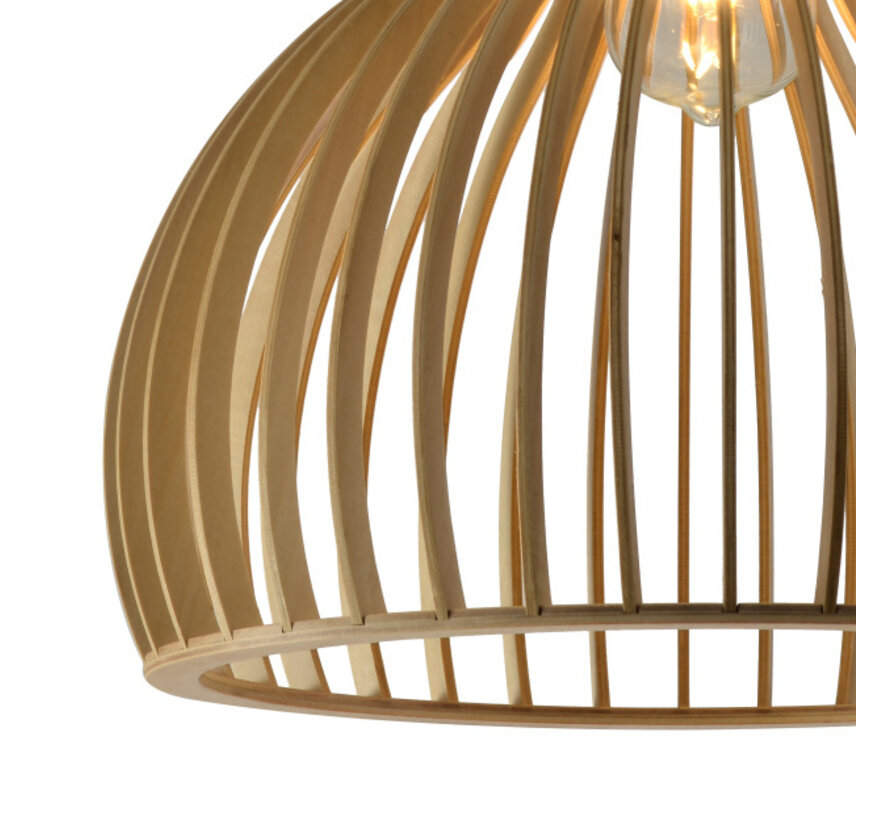 Hanglamp Hanoi - Houten naturel lamp - Landelijk