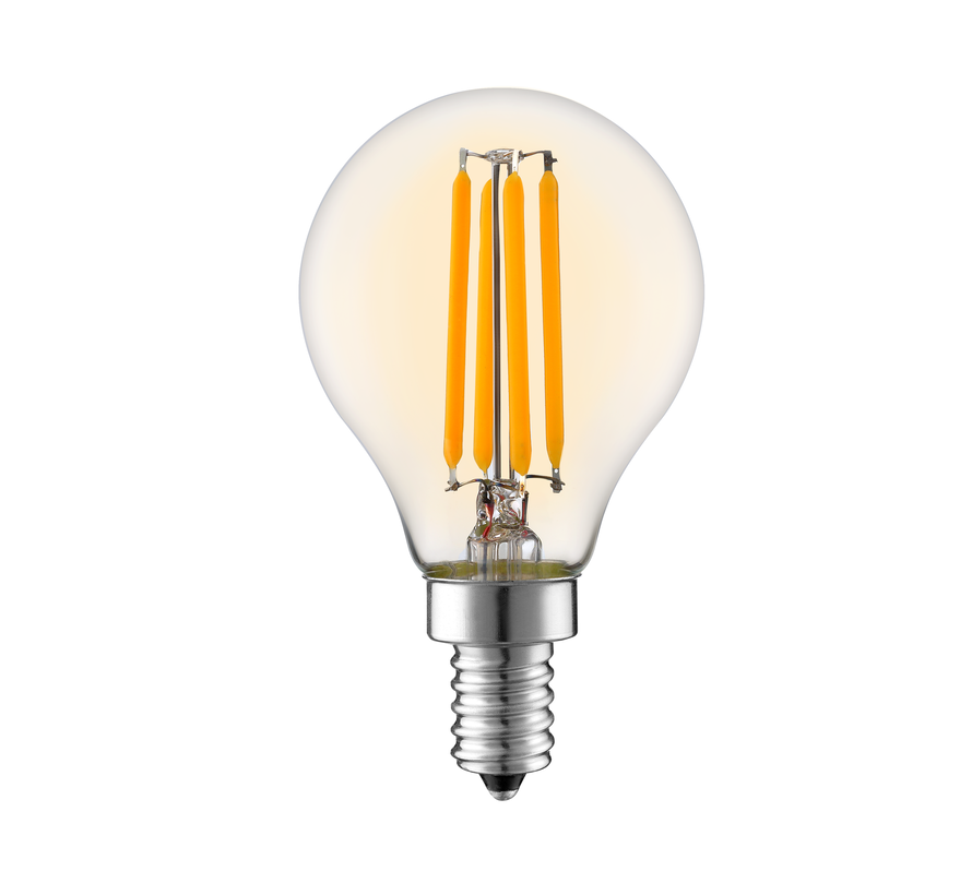 Hanglamp Baton - Zandgoud en mat zwart - Amberkleurig glas - 5 lichts