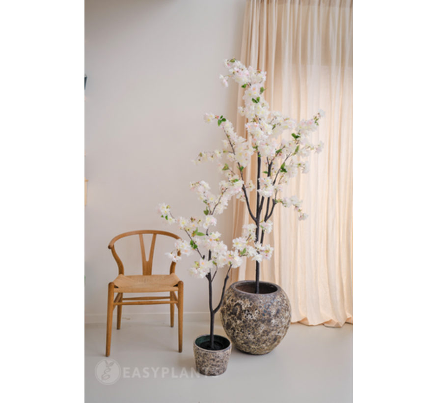 Kunst Kersenbloesem - 180 cm - Wit