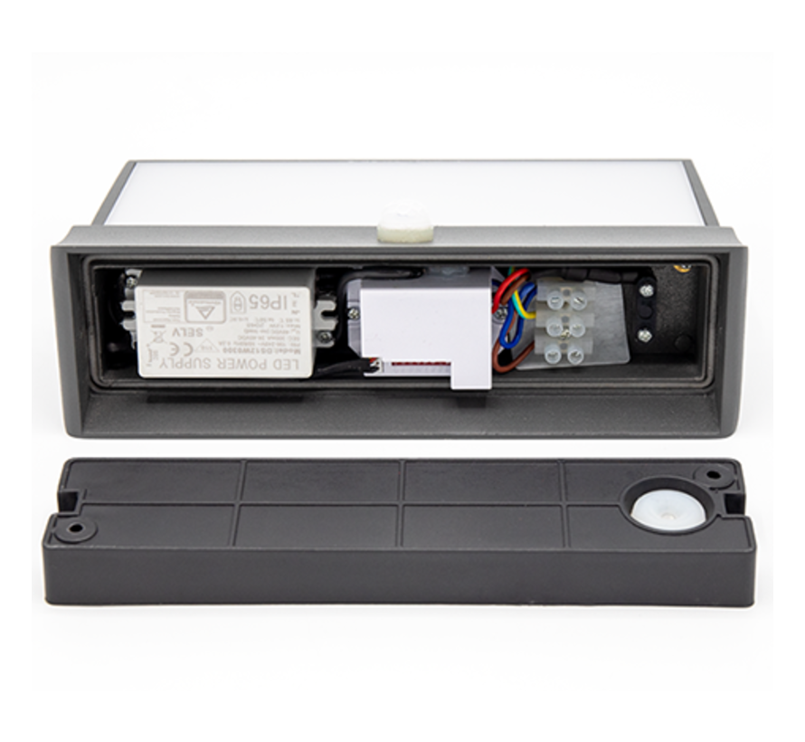 Wandlamp Onyx buiten - Sensor - Antraciet