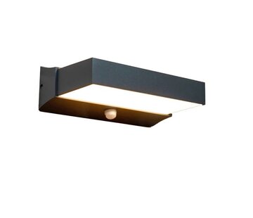 LumenXL Wandlamp Onyx buiten - Sensor - Antraciet