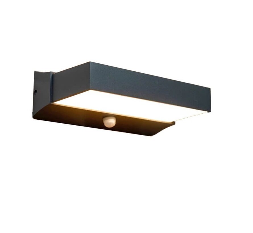 Wandlamp Onyx buiten - Sensor - Antraciet