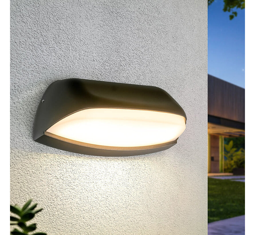 Wandlamp Jessy - Industriële muurlamp buiten - Zwart