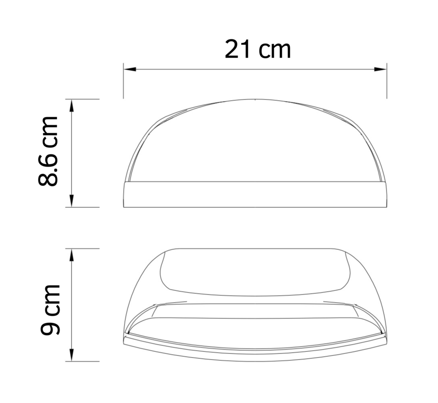 Wandlamp Jessy - Industriële muurlamp buiten - Zwart