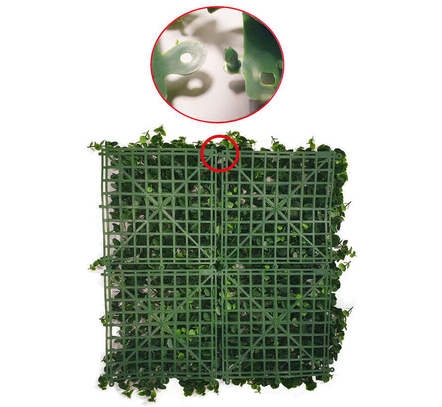 Kunsthaag Buxus UV - 50 x 50 cm - Blauw