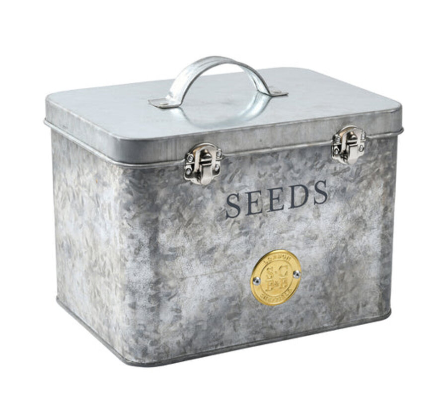 Sophie Conran - Bewaarblik zaden - Gegalvaniseerd