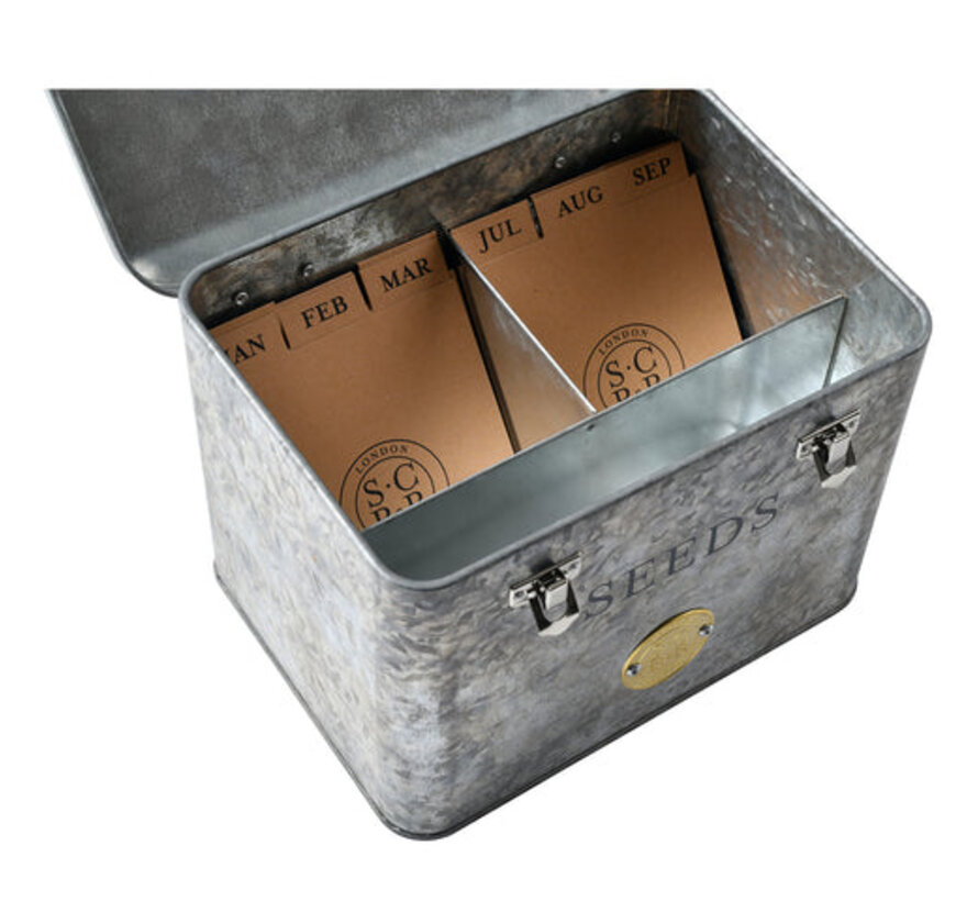 Sophie Conran - Bewaarblik zaden - Gegalvaniseerd
