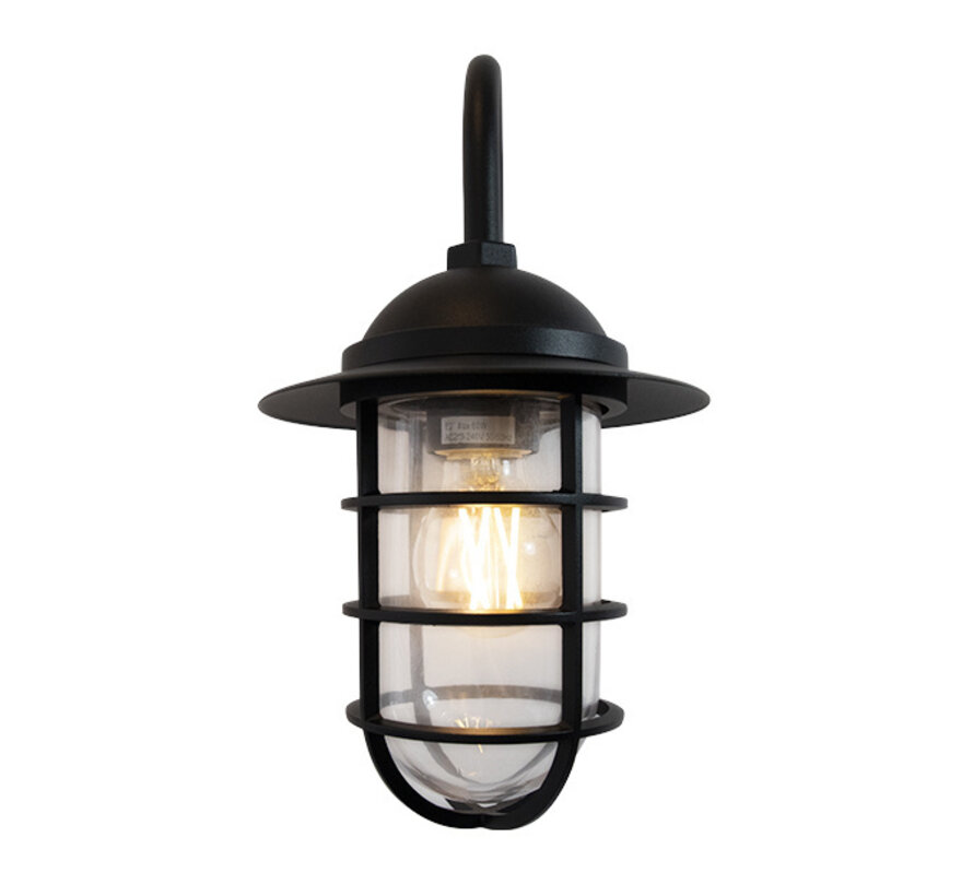 Wandlamp Claudia - Buiten - Landelijk zwart