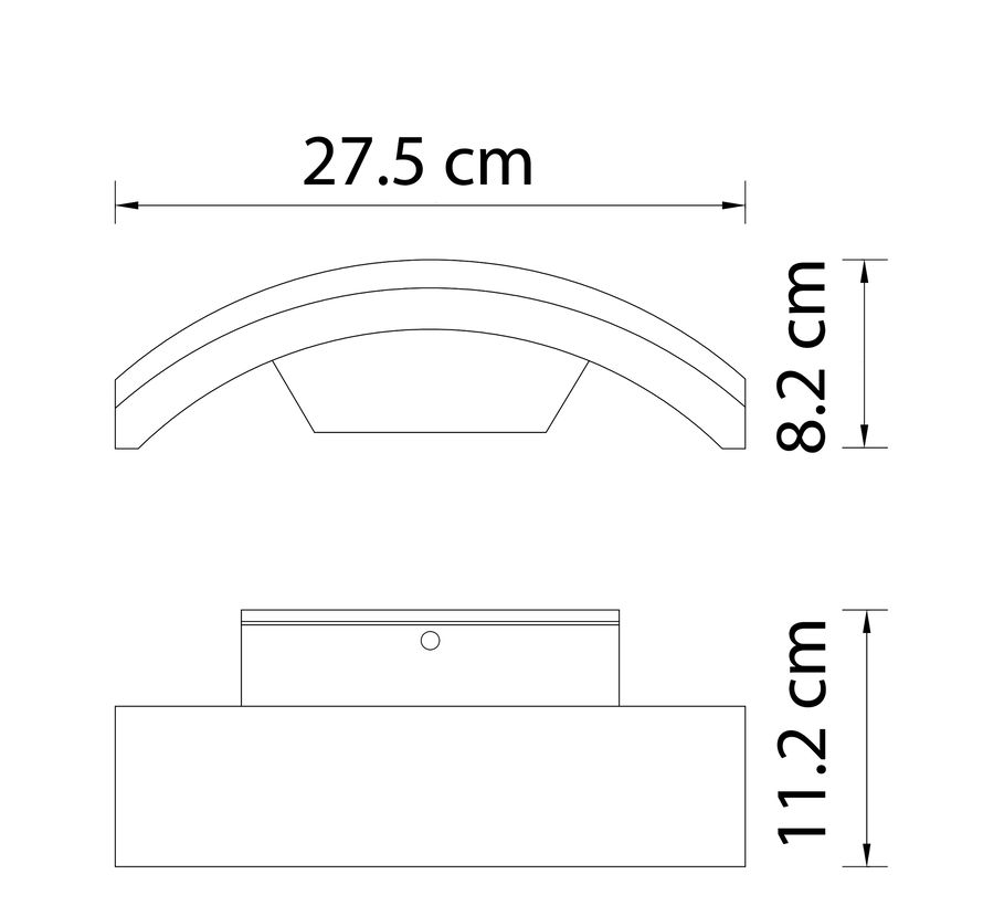 Design wandlamp Vic - Buitenlamp - Zwart