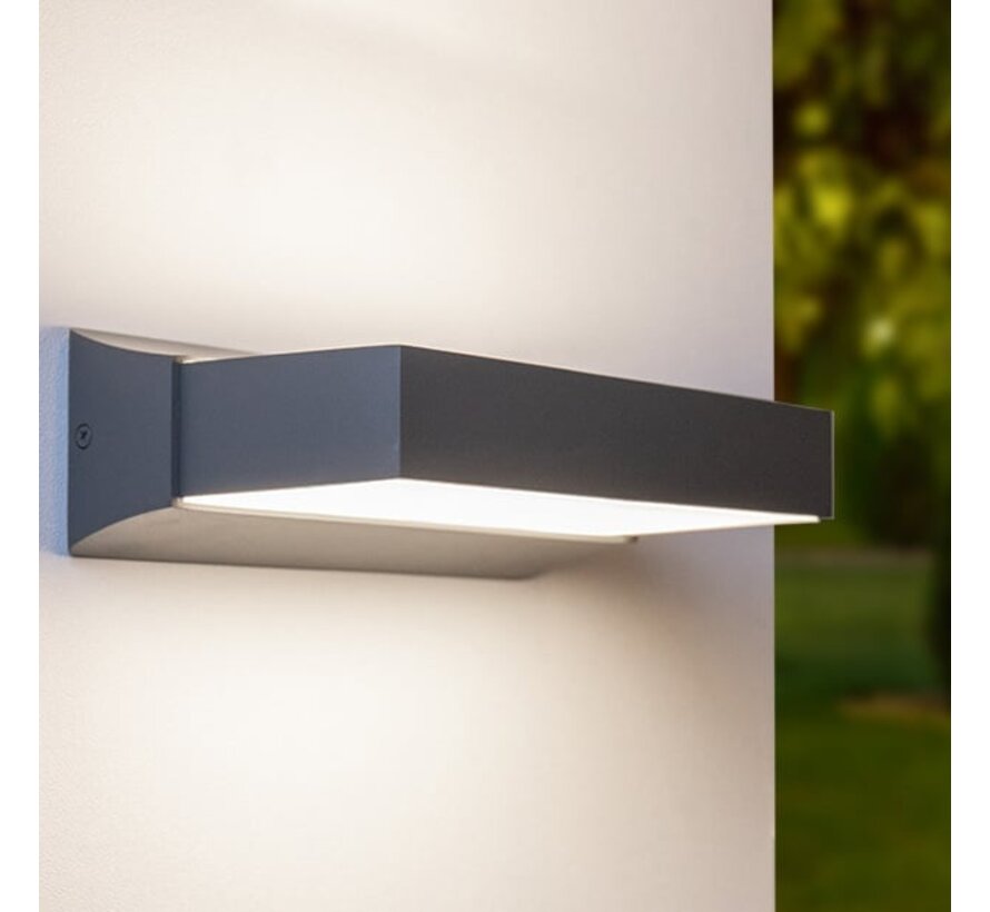 Moderne wandlamp Onyx - Buiten - Antraciet