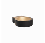 LumenXL Moderne wandlamp Leo - Buitenlamp - Zwart