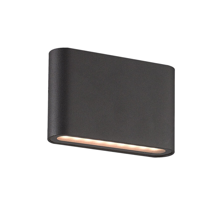 Moderne wandlamp Kenny - Buitenlamp - Muurlamp - Antraciet