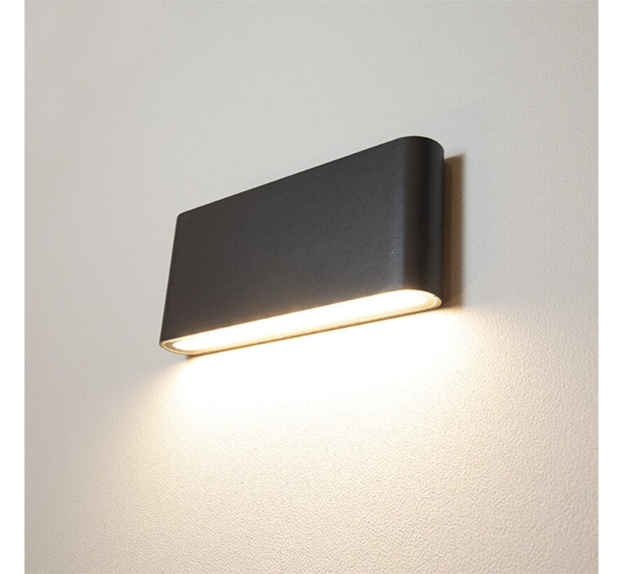 Moderne wandlamp Kenny - Buitenlamp - Muurlamp - Antraciet