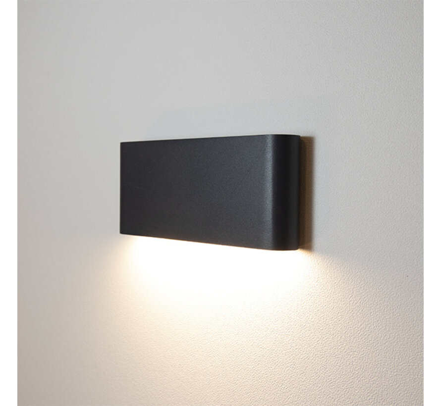 Moderne wandlamp Kenny - Buitenlamp - Muurlamp - Antraciet