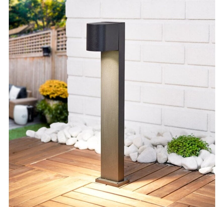 Staande buitenlamp Simone - Zwart