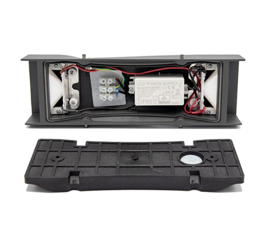 Wandlamp Aurelia - Buitenlamp Industrieel - Antraciet