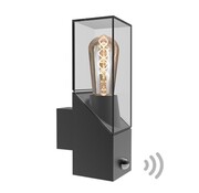 LumenXL Wandlamp Jasper - Industriële buitenlamp met sensor - Antraciet