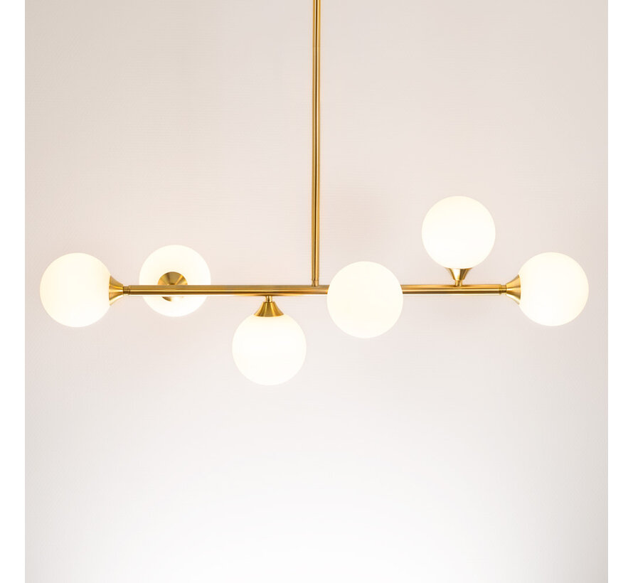 Design plafondlamp Aster - 6-lichts - G9 fitting