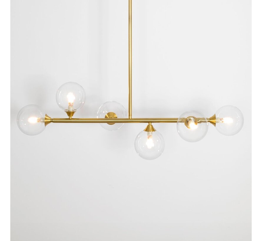 Design plafondlamp Aster - 6-lichts - G9 fitting